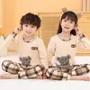 Pajamas Baby Kids Sets Cotton Boys Sleepwear Suit Autumn Girls Long Sleeve Pijamas Tops Pants 2pcs Children Clothing 220922