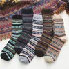 Mannen Sokken 5 Pairs Retro Womens Mens Winter Thermische Warme Zachte Wol Dikke Nordic Sok Comfortabele Mannelijke Socken dropship