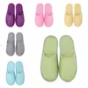 Disposable Slippers Comfortable Breathable SPA Anti-slip Hotel Home Travel Linen Slippers Hospitality Footwear Guest Shoes by sea BBB15670