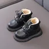 Stivali CUZULLAA Bambini Autunno Inverno 1 6 Anni Bambini con Pelliccia Ragazze Ragazzi Pelle Caviglia Bambino Sneakers 21 30 220921