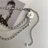 Gürtel Hohe Qualität Designer Taille Kette Gürtel Luxus Klassische Perle Blumen Mode Taille Ketten Für Frau Dame Party Kleid Korsett gürtel