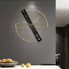 Wall Clocks Creative Modern Simple Clock Personalized Decor Living Room Household Fashion Atmosphere Silent Watch