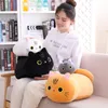 2022 cute 25cm fat cat plush doll soft cute face pussy ragdoll soothing cylindrical lithe down cotton pillow kids toy C40