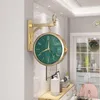 Zegary ścienne minimalistyczny zegarek 3D cyfr luksusowy nordycki automatyczny naklejka saatr art horloge murale home meble