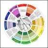 Feestdecoratie gemengd gids wiel voor het schilderen van kleur bijpassend pigment mengen palet chart drop levering 2021 home tuin f mxhome dh7fz