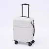 Suitcases 20/24 Inch Suitcase Front Opening Design Trolley Travel Luggage Multi-functional Universal Password Lock Boarding Case