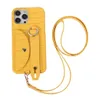 Crossbody Ladies Portfel Phese Telefon dla iPhone'a 14 13 12 11 Pro Max Xr X Pasek na nadgarstek Uchwyt tylnej osłony wstrząsowy