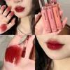 Läppglans 2022 6 färg spegelfärgning fuktighetskräm flytande läppstift vattentät långvarig röd ton koreansk makeup kosmetik