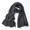 Schals im japanischen Stil Bufandas Solider Farbe Schal Frühling Herbst Warme weiche Baumwolle Quaste Männer 220922