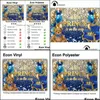 Feestdecoratie Allenjoy Boy Baby Shower Achtergrond Prince Blue Ballonnen Gold Glitter Crown Bear Stars Birthday Pophone Backd MxHome DHPQA