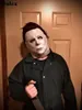 Máscaras de fiesta Bulex Halloween 1978 Michael Myers Mask Horror Cosplay Disfraz Accesorios de látex para adultos Blanco Alta calidad 2209212989050