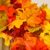 파티 장식 파티 기쁨 인공 포도 나무 붉은 가을 메이플 잎 크리스마스 할로윈 추수 감사절 벽난로 가을 장식 220921