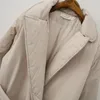 女性のダウンパーカス女性ウィンタージャケットコートスタイリッシュな濃い綿毛パーカ女性のウォータープルーフアウターウェア220922