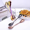 Multifunction Double Head Spoon Fio A￧o inoxid￡vel de cozinha em casa Din￢mica Mar￧o de talheres de sorvete Sobesista Ferramenta de talheres de colhoneses