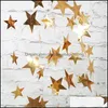 Decorazione per feste Decorazioni natalizie Puntelli Specchio Star Banner Baby Birthday Banchetto Wedding Drop Delivery 2021 Home Ga Nerdsropebags500Mg Dhmhq