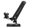 Extendable Microphone Holder Table Stand Lazy Bracket 360° Rotatable with Clamp Flexible Articulating Arm for Mobile Phone Mic
