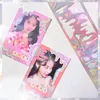 Gift Wrap 6Kinds Kawaii Pink Laser Sticker DIY Scrapbook Base Collage Diary Po Mobile Computer Happy Plan Decoration