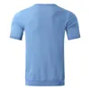 Hommes Polos Grands Et Grands À Manches Longues T-shirts Pour Hommes Hommes Mode Casual Couleur Unie Col Rond Laine Bouton Court Coton Entraînement