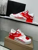 Designer de sapatos Versão superior feita à mão 2022SS D0L Gabb Red e White Casual Sneakers