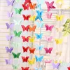 Decoração de festa 1pc 3d Papel Butterfly Garland Buntings Festival de aniversário de casamento DIY Banner pendurado entrega 2021 ho newdhbest dhnud