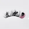 Halloween 5d Faux Mink Churches Glitter Colored Lash 3D Ferramentas de maquiagem de cílios falsos exagerados da festa DIY