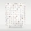 Shower Curtains Butts Waterproof Polyester Fabric Bathroom Decor Funny Pattern Printed with 12 Hooks 220922