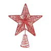 Décorations de noël en forme d'étoile d'arbre, ornements de noël à paillettes, décorations de vacances, décoration de Festival
