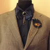 Papillon Finest Tie Spilla Nastro Cravatte da uomo Moda squisita Nappa Catena Farfalla Party Stage Bowknot Abito Camicia Accessorio