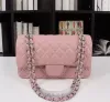 Bolso de diseñador Hombro Cadena de plata Bolsa de embrague Solapa de la más alta calidad Totes Bolsas Cartera Monedero de terciopelo Letras dobles Cerrojo Cintura Rayas cuadradas Mujeres Handba