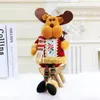 Decoraciones navideñas Muñeca navideña Papá Noel Muñeco de nieve Elk Decoraciones navideñas Ornamento natal Regalos de año feliz Juguetes de peluche de Navidad Feliz Navidad 220921