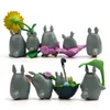 9 pièces Totoro film figurines d'action oh-totoro résine Mini jouets Artwares décorations de gâteau décorations 2.5-4 cm/1-1.6 pouces de hauteur