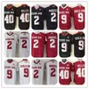 Wskt NCAA Hombres Texas AM Aggies Camiseta de fútbol 15 Myles Garrett 2 Johnny Manziel 9 Ricky Seals-Jones 40 Von Miller College Camisetas Negro Rojo