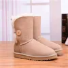 Australische klassische warme Stiefel Frauen Mini Halb Schnee Stiefel Winter Vollfell flauschige pelzige Satin -Knöchelstiefel Booties Pantoffeln