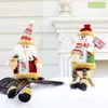 Decoraciones navideñas Muñeca navideña Papá Noel Muñeco de nieve Elk Decoraciones navideñas Ornamento natal Regalos de año feliz Juguetes de peluche de Navidad Feliz Navidad 220921