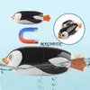 Animaux électriques de natation à piles jouets pingouin avec piscine de baignoire d'eau de plongée de course de baie