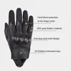 Fünf Finger Handschuhe Suomy Leder Motorrad Retro Motorradfahrer Frauen Vintage Motocross Black Accessoires 220921