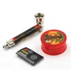 Smoking Accessories Smoke Pipe With Tobacco Herb Grinder Mesh Pocket Screen Herb Pipes