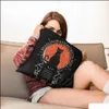 Pillow Case Halloween Throw Er Hocus Pocus Sisters Witches 18 X Inch Home Decorations Cushion For Sofa Couch Set Of Ot0Oz