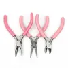 Jewelry Tools Pliers Wholesale DIY Accessories Hardware Pink Vice Black Round Head Pointed Nose