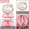 Forniture festive Rose Gold Bride To Be Cake Toppers per cupcake Abito da sposa per fidanzamento Addio al nubilato Addio al nubilato Decorazioni per feste di addio al nubilato