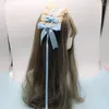 Impreza zapasy japońska miękka siostra Lolita Hair Band Ręcznie wykonany koronkowy klip z boku Słodka codzienna opaska do włosów urocze akcesoria Bowkont Akcesoria