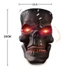 Chien Vêtements Halloween Décoration Jouets Électriques Horreur Induction Sonore crâne incandescent Fool's Tricky Props 220921