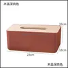 Tissue Boxes Napkins Safe Nice Wood Square Box Nordic Napkin Holder Baby Wipes Rolling Toilet Black Car Servilletero By50T Yydhhome Dheym