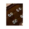 220913091 Diamondbox dimaond safira joias brincos brincos ovais 0,7 quilates água-marinha au750 ouro amarelo diário deve ter uma ideia de presente elegante