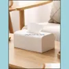 Pudełka na tkanki serwetki papierowe przechowywanie luksusowe kreatywne proste plastikowe nowoczesne organizer pudełko salon organizer wystrój domu 50 d mxhome dhdgi