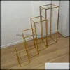 Party Decoration Metal Plant Stand Rack Gift Display Rectangar Flower Cake Wedding Decorations Drop Delivery 2021 Nerdsropebags500Mg Dh3Hr