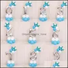 Decorazione per feste 15 pezzi / set Palloncini di compleanno Numero arcobaleno Foil Bambini 1 ° Decorazioni Baby Shower Palloncino aerostatico Consegna a goccia 20 Mxhome Dhqve