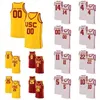 SJ NCAA College USC Trojans Basketball Jersey 34 Victor Uyaelunmo 4 Chimezie Metu Daniel Utomi Kevin Porter Jr Custom Stitched