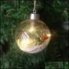 Party Decoration Clear Christmas Tree Hanging Lighting Ball Colorf/ Warm Light Xmas Wedding Decor 3 Drop Delivery 2021 Home Gar Mjbag Dhhnq