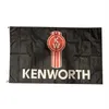 Kenworth Trucks Trucking Flagge 150x90 cm 3x5ft Druck Polyester Club Team Sports Indoor mit 2 Messingstapfen 3138